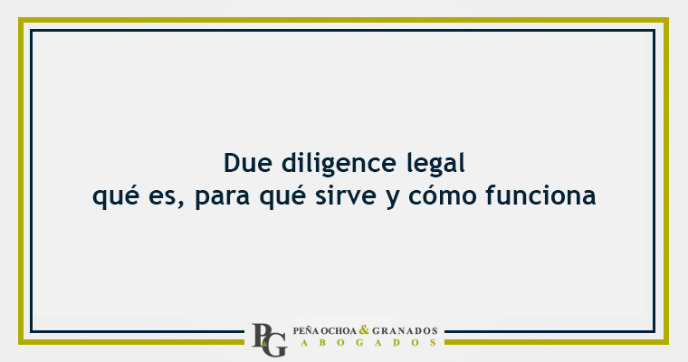que es due diligence legal